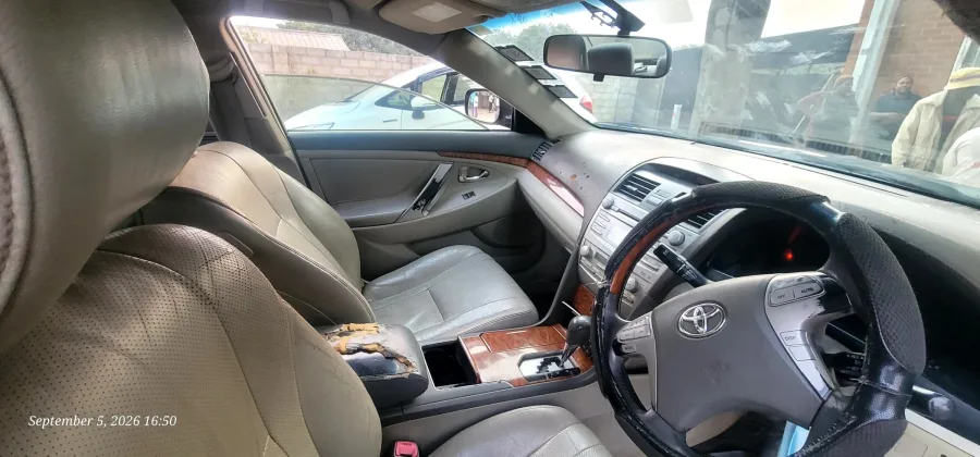 Toyota Camry 2.4V 2008 – Solid Engine, Cream Leather, Valid ZINARA