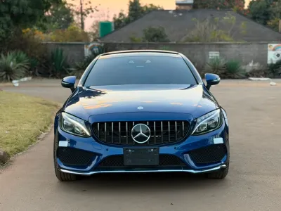 2017 Mercedes-Benz C-Class Coupe – Blue with Red Interior