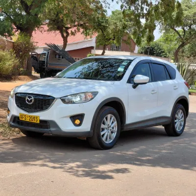 2014 Mazda CX-5 121,456 km – White SUV in Chisipite