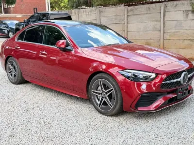 Mercedes-Benz C200 AMG Line W206, 2021, 27,142 km, Red