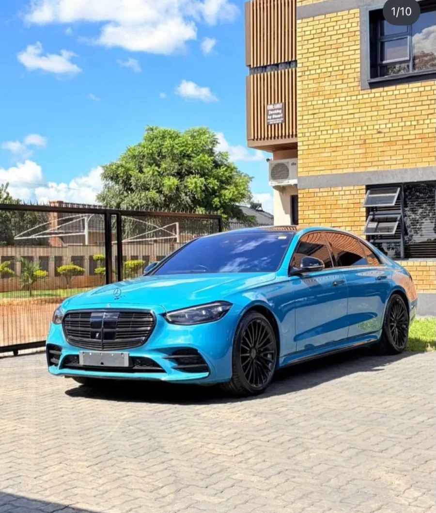 2022 Mercedes-Benz S500 W223 AMG Line, 47,500 km, Metallic Blue