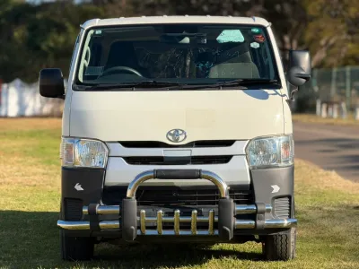 Toyota Hiace 2018 with bull bar and custom wheels