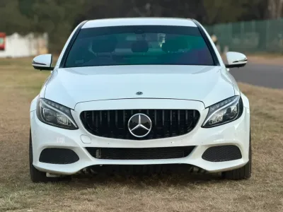 2018 Mercedes-Benz C-Class AMG White Sedan
