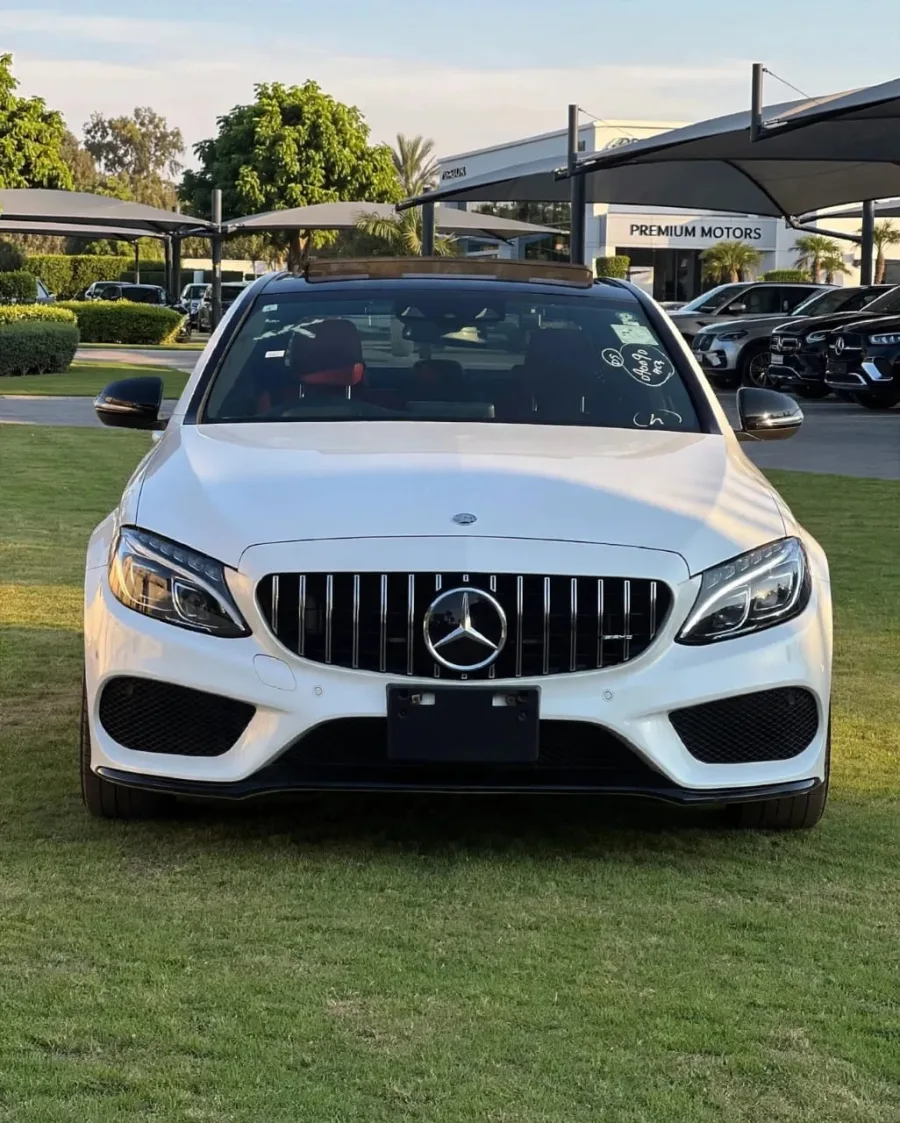 Mercedes-Benz C43 AMG 2017 White Sedan