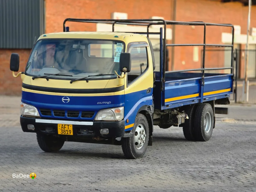 2015 Hino Dutro Dropside Truck with Cage Body