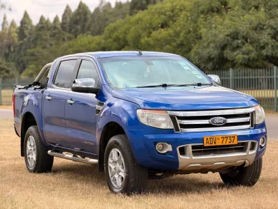 Ford Ranger Limited 4x2 Crew Cab Pickup, Blue, 2013