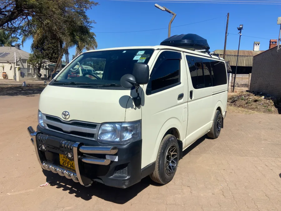 2013 Toyota Hiace Van with Roof Box and Alloy Wheels